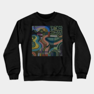 Oxford Landscape Abstract Painting Crewneck Sweatshirt